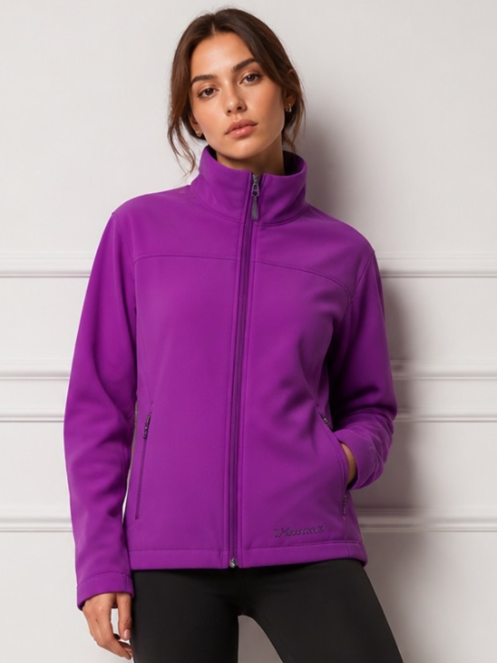 MARMOT Altitude Jacket Soft Shell Bright Berry Mesh Fleece Zipper NWT Medium